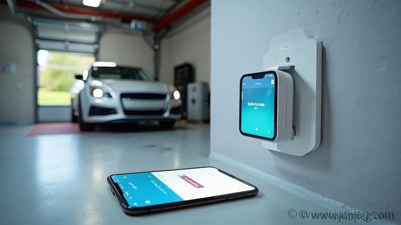 Renter Friendly Smart Garage Door Opener – Control Your Garage Without Touching the Wiring