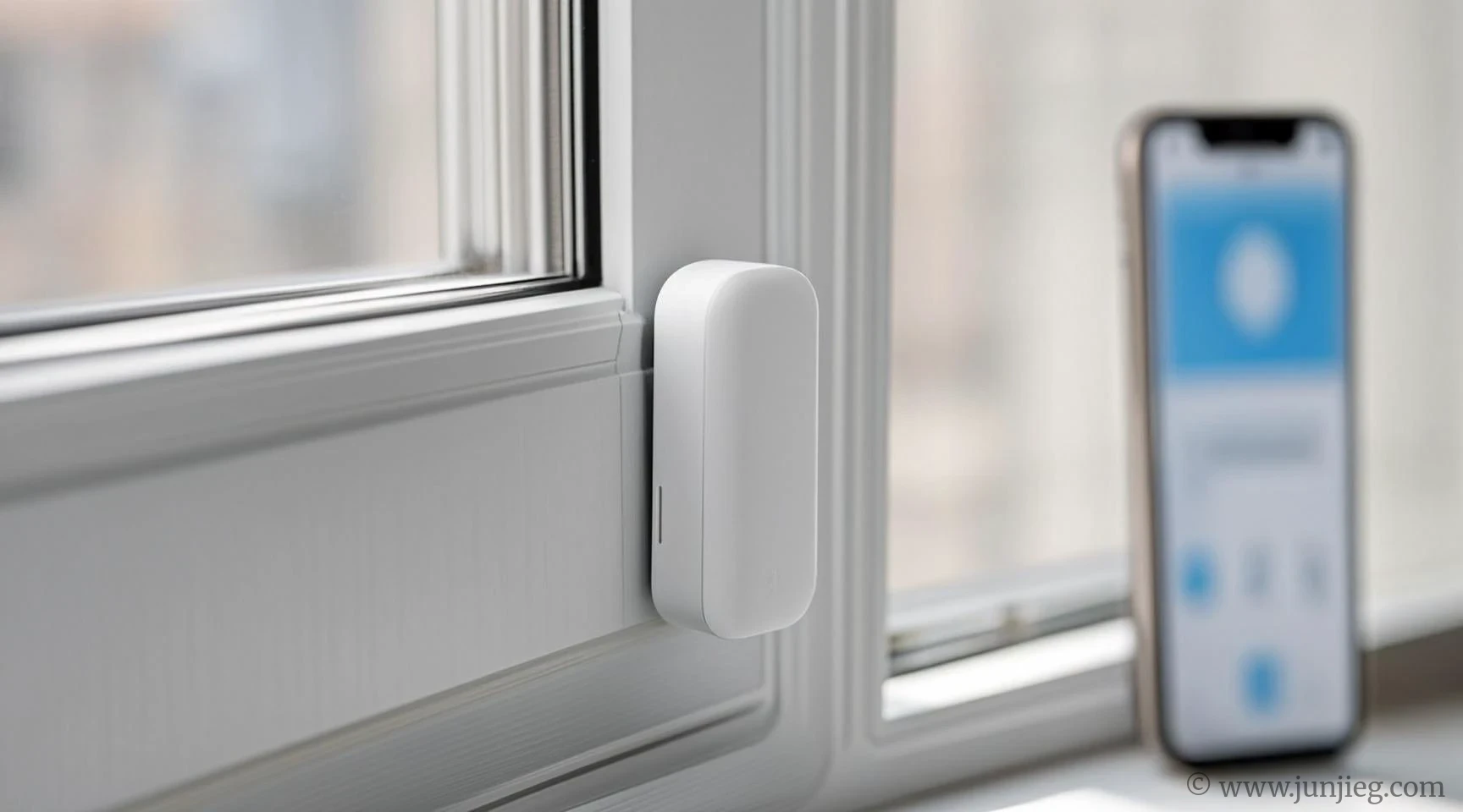 Renter Friendly Smart Window Sensor – Know If a Window Opens Without Hardwiring Anything